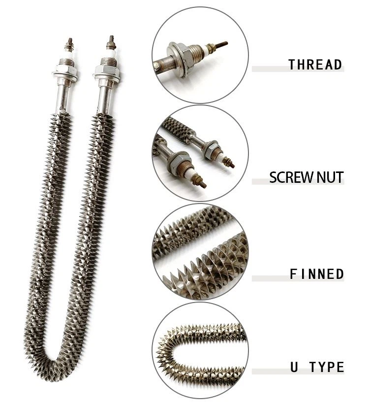 Structure of finned heater Structure of finned heater