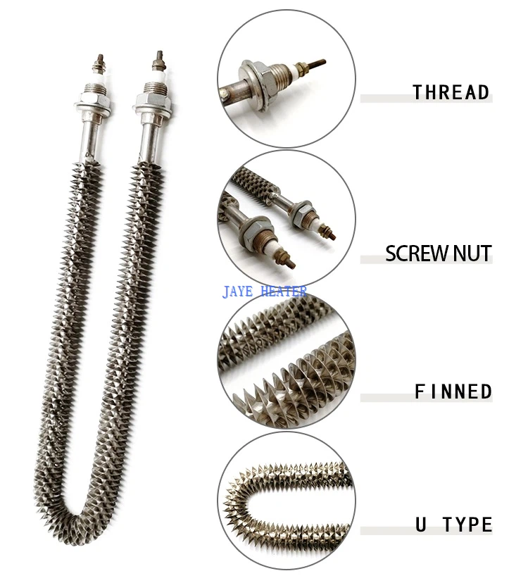 China Custom Stainless Steel Finned Heating Elements Manufacturers ...