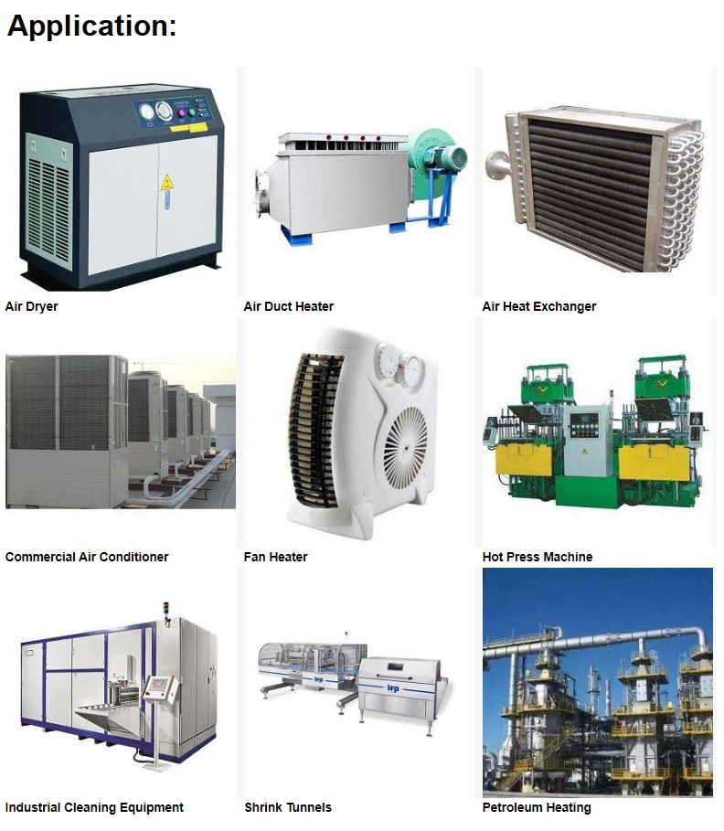 Application-Finned heater Application-Finned heater