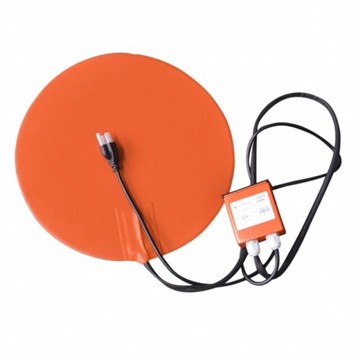 why does an extended silicone rubber heater contract upon heating