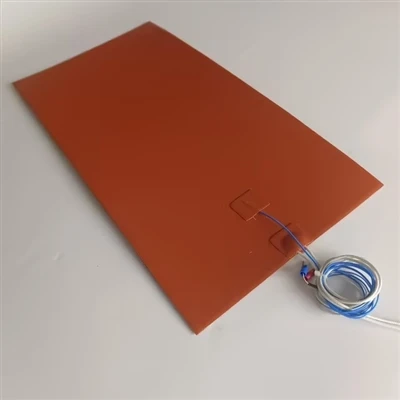 How hot can silicone heaters get?