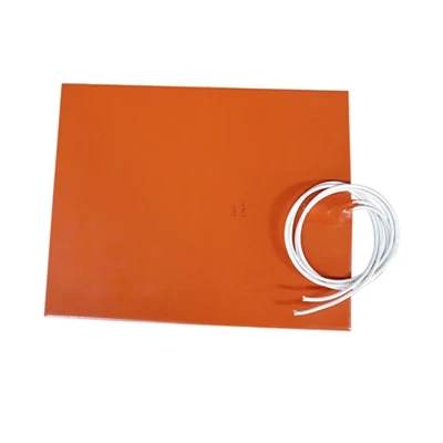 How are silicone rubber heaters customized to fit different freeze dryer sizes?