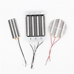 Does the color of a PTC air heater affect its performance?