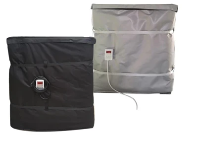 How is the IBC heater designed for easy installation and removal on the drum?