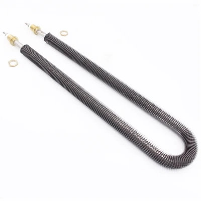 Which type of finned heater is suitable for high-temperature applications abo...