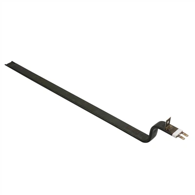 Why is a U-shaped heating tube used in an extruder?