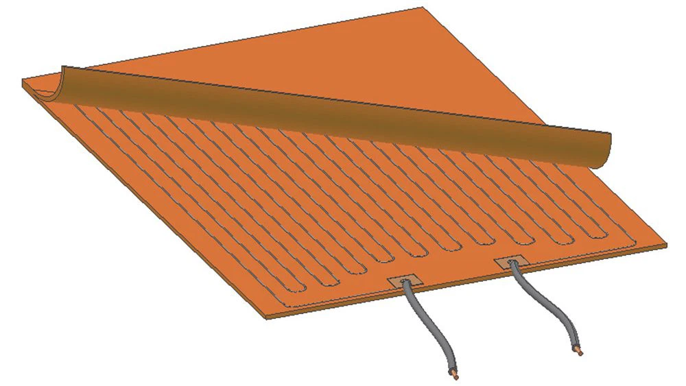 Winding Wire Silicone Heater Winding Wire Silicone Heater