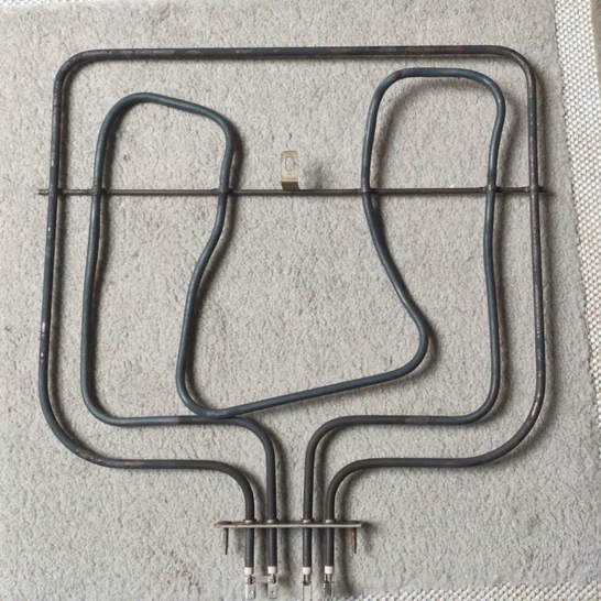 damaged tubular heating element damaged tubular heating element