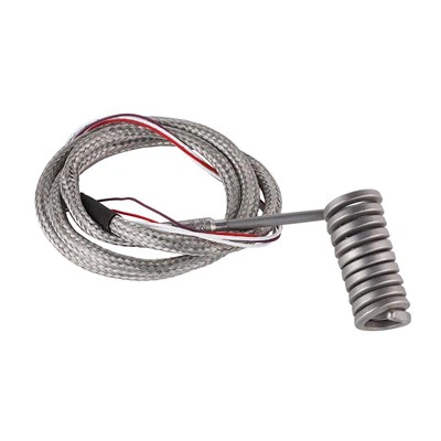 Hot Runner Coil Nozzle Heater With K / J Thermocouple